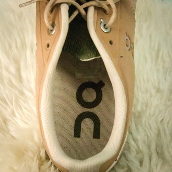 On Cloud Women's Size 10 Pink Green Cloud 5 Low Lace Up Running Shoes Sneakers - Picture 6 of 7